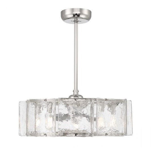 Savoy House Genry 5-Light LED Fan D'Lier, Polished Nickel