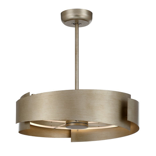 Savoy House Amiena Lt Ceiling Fan, Fan D'Lier, Slvr Patina - 28-FD-455-53