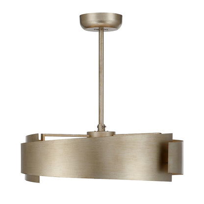 Savoy House Amiena Lt Ceiling Fan, Fan D'Lier, Slvr Patina
