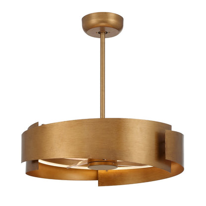 Savoy House Amiena Lt Ceiling Fan, Fan D'Lier, Gold Patina - 28-FD-455-54