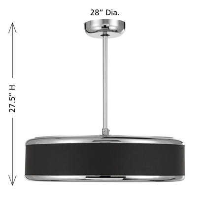 Savoy House Archer Lt Ceiling Fan, Fan D'Lier, Polished Nickel
