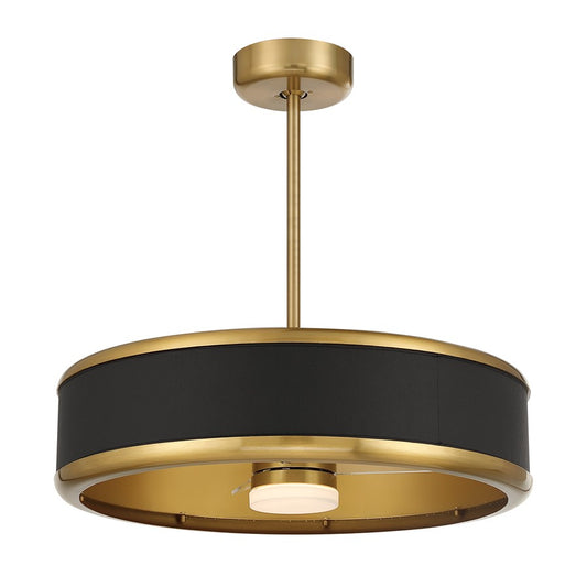 Savoy House Archer Lt Ceiling Fan, Fan D'Lier, Warm Brass - 28-FD-485-322