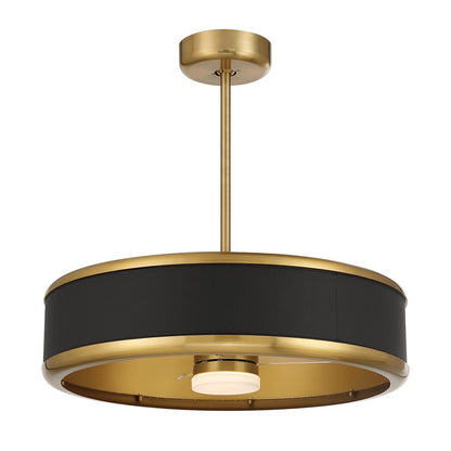 Savoy House Archer Lt Ceiling Fan, Fan D'Lier, Warm Brass