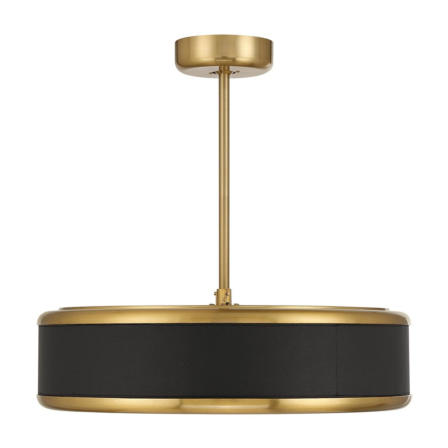 Savoy House Archer Lt Ceiling Fan, Fan D'Lier, Warm Brass