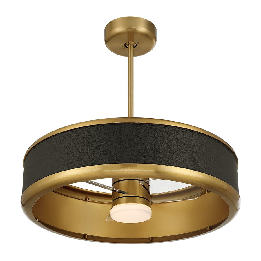 Savoy House Archer Lt Ceiling Fan, Fan D'Lier, Warm Brass