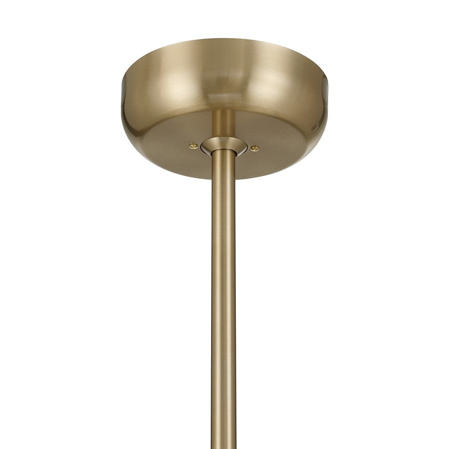Savoy House Ashton 5 Lt Ceiling Fan, Fan D'Lier, Noble Brass