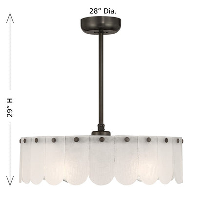 Savoy House Ashton 5Lt Ceiling Fan, Mediterranean Bronze
