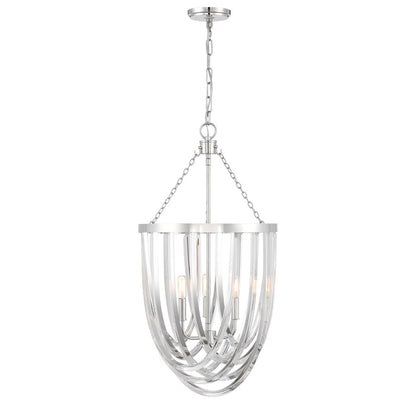 Savoy House Jennings 3 Lt Pendant, Polished Nickel - 3-2999-3-109