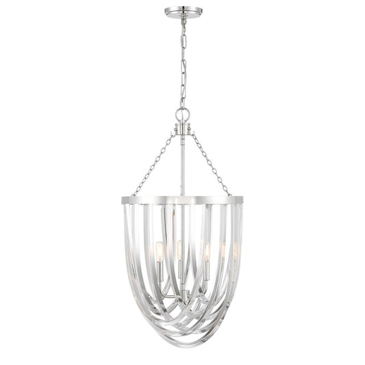 Savoy House Jennings 3 Lt Pendant, Polished Nickel