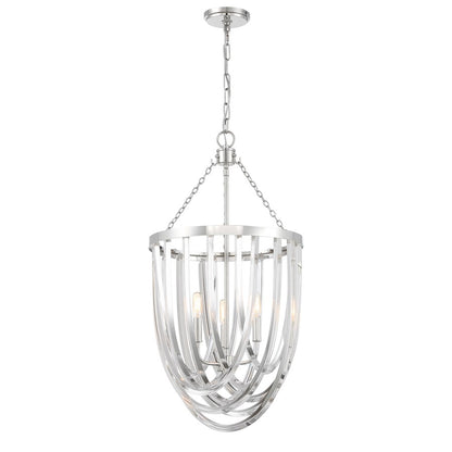 Savoy House Jennings 3 Lt Pendant, Polished Nickel