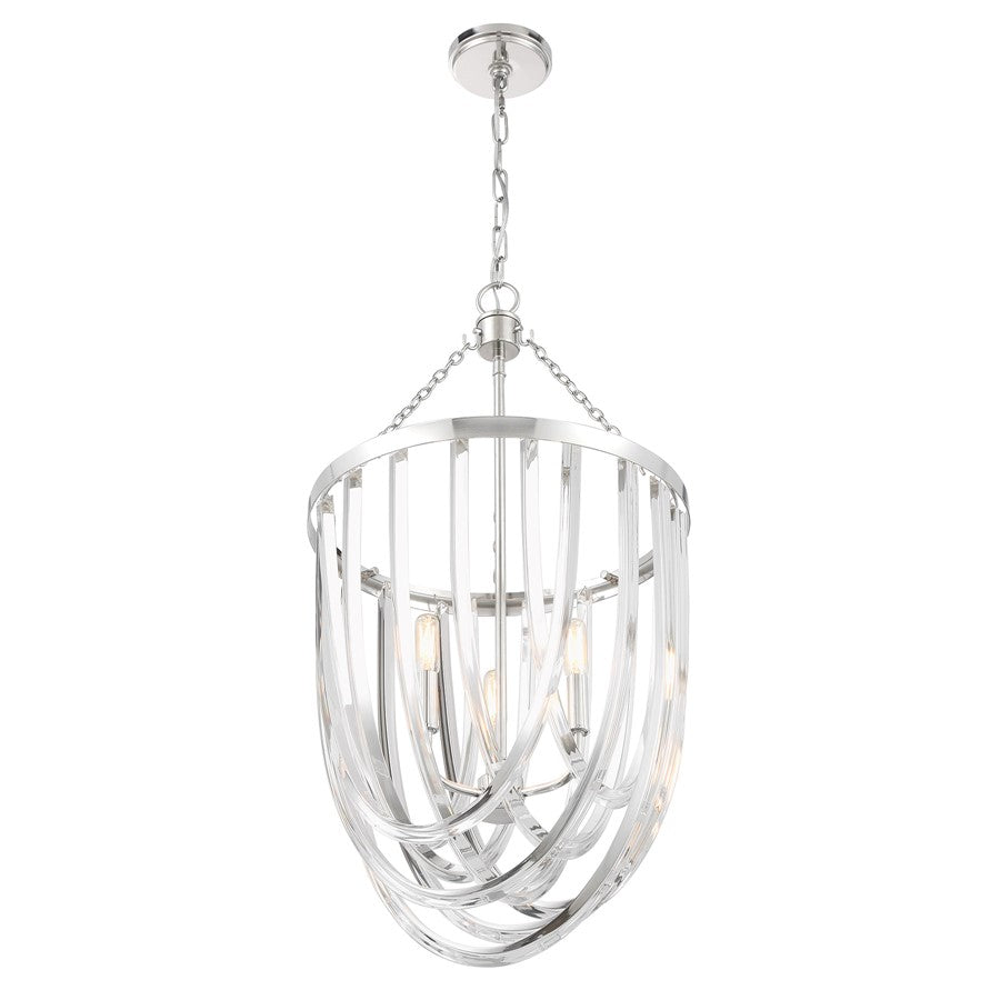 Savoy House Jennings 3 Lt Pendant, Polished Nickel