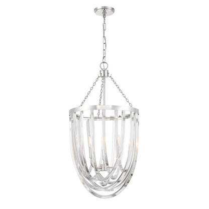 Savoy House Jennings 3 Lt Pendant, Polished Nickel