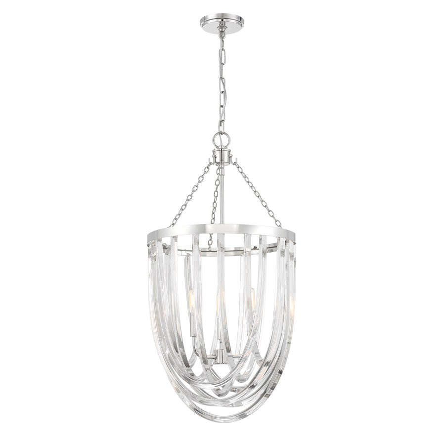 Savoy House Jennings 3 Lt Pendant, Polished Nickel