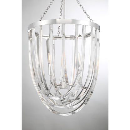 Savoy House Jennings 3 Lt Pendant, Polished Nickel