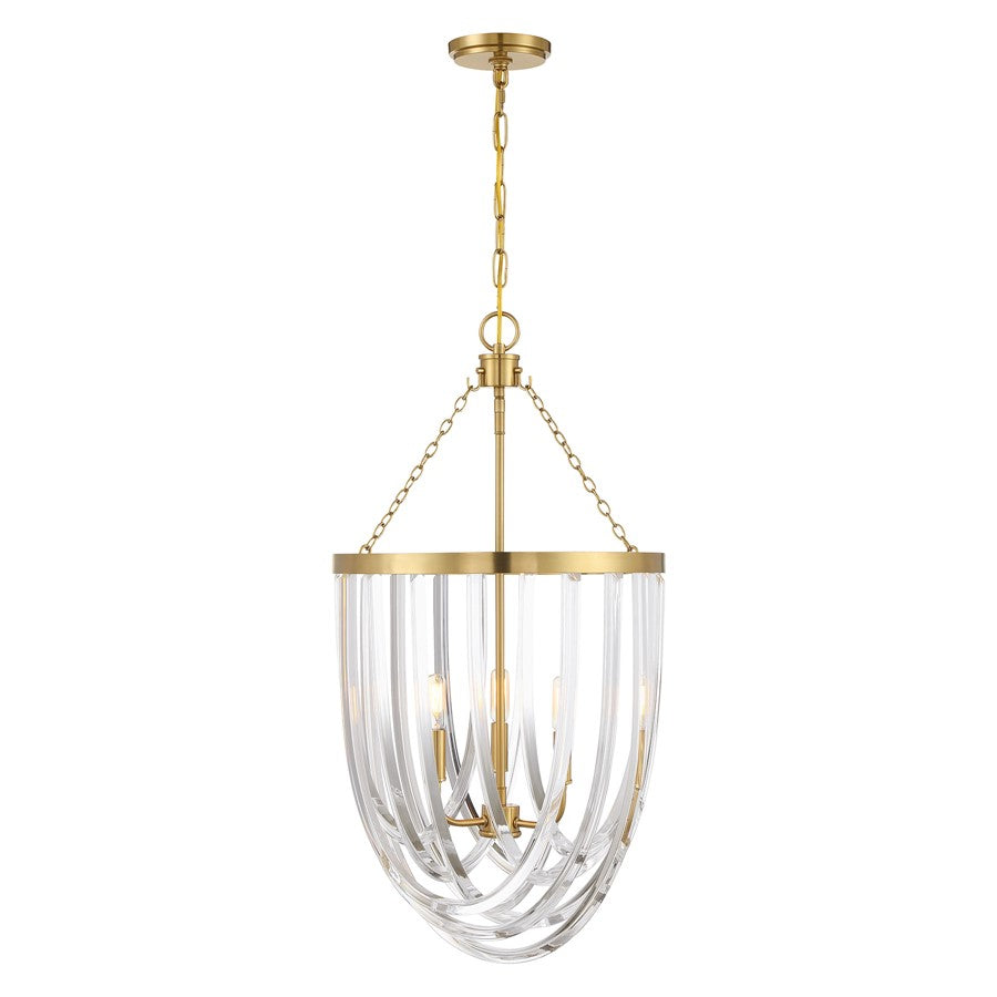 Savoy House Jennings 3 Lt Pendant, Warm Brass - 3-2999-3-322