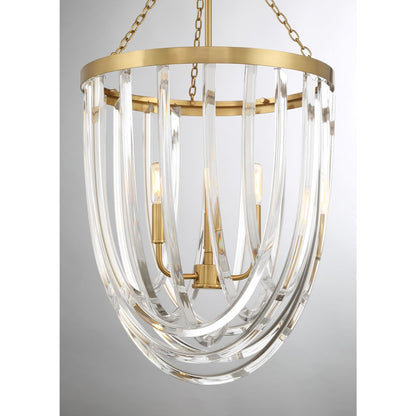 Savoy House Jennings 3 Lt Pendant, Warm Brass