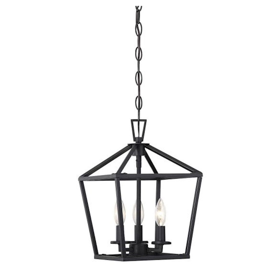 Savoy House Townsend 3-Light 15" Pendant, Matte Black - 3-320-3-89