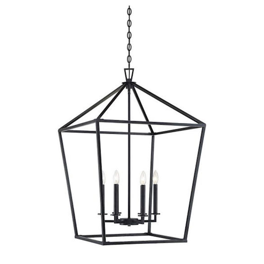 6 Light 37" Pendant, Bronze