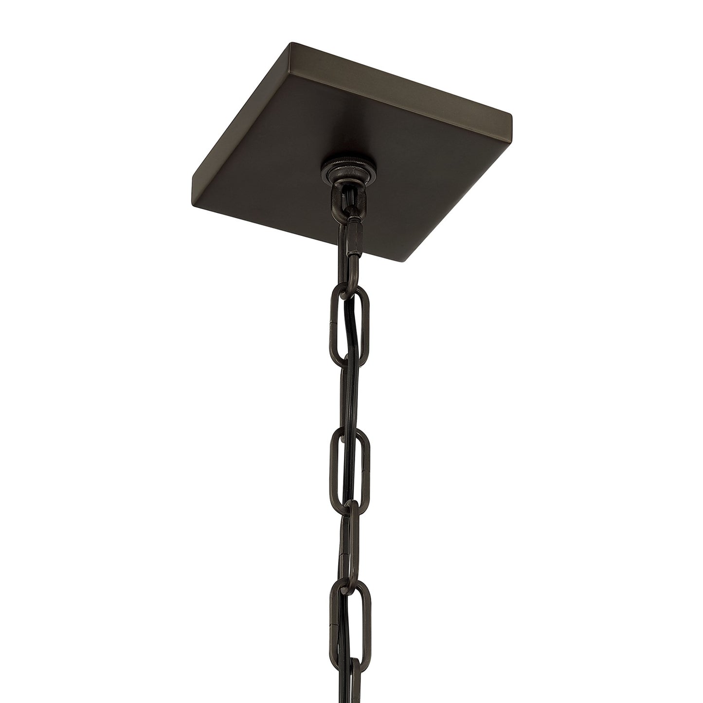 Savoy House Damen 17in 4-Light Pendant | Transitional Mediterranean Bronze Metal and Frosted Seeded Glass | Dining Room & Foyer | 17 | Model 3-4699-4-15