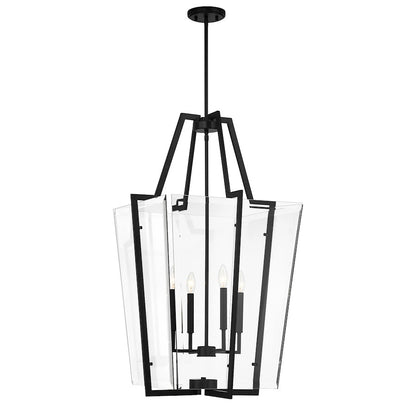 Savoy House Farell 4-Light Pendant, Matte Black - 3-9950-4-89