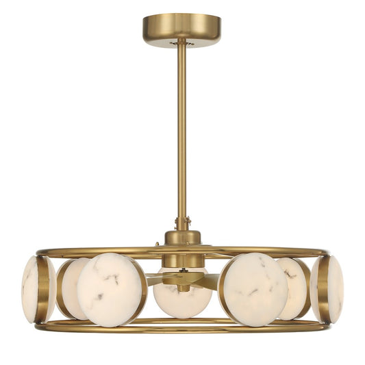Savoy House Castra Lt Ceiling Fan, Fan D'Lier, Warm Brass - 30-FD-435-322
