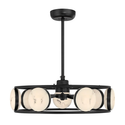 Savoy House Castra Lt Ceiling Fan, Fan D'Lier, Matte Black