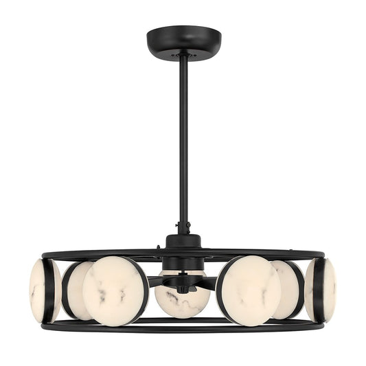 Savoy House Castra Lt Ceiling Fan, Fan D'Lier, Matte Black