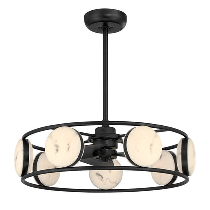 Savoy House Castra Lt Ceiling Fan, Fan D'Lier, Matte Black