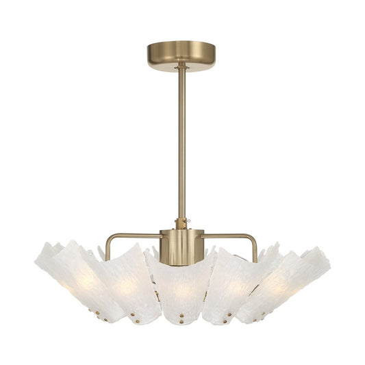 Savoy House Celina 12 Lt Ceiling Fan, Fan D'Lier, Noble Brass