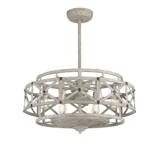 6 Light Fan-d-lier, Provence