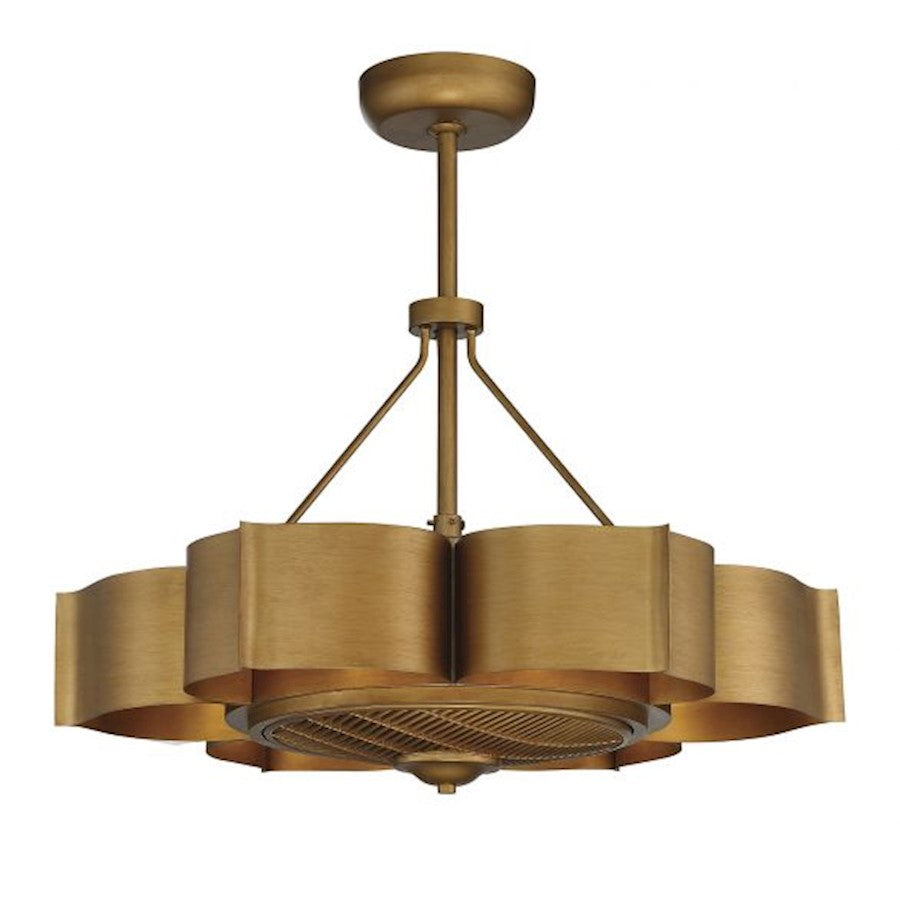 Savoy House Stockholm 6-Light Fan D'Lier, Gold Patina - 39-FD-125-54