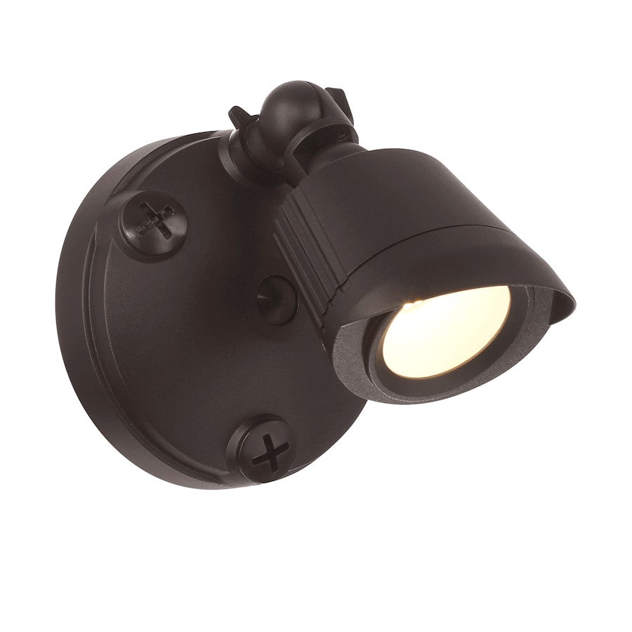 Savoy House LED Single Flood Light, Bronze - 4-FLOOD-A1-3000K-BZ