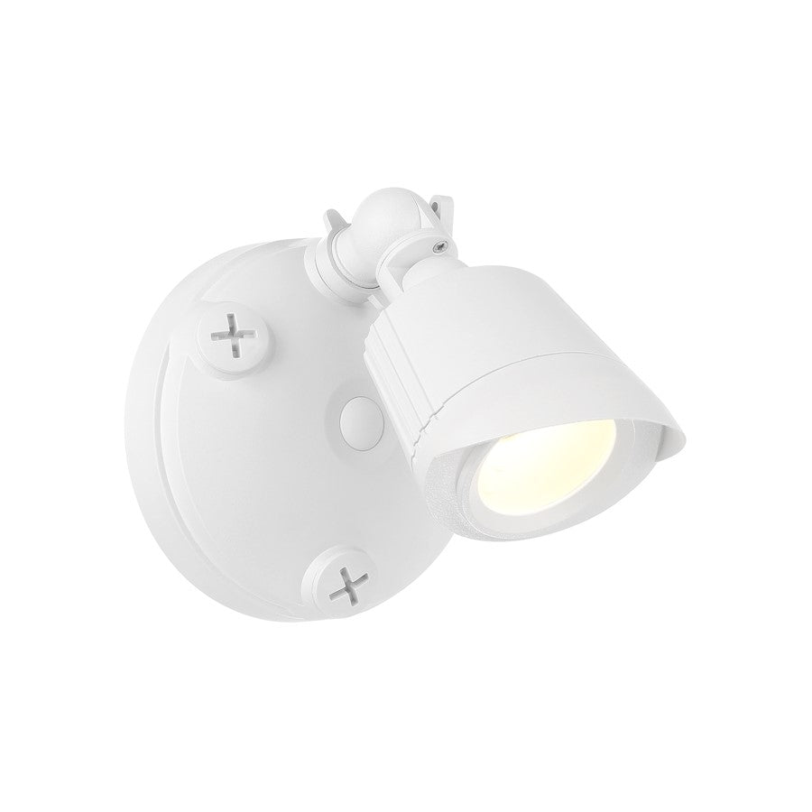 Essentials 1 Light Outdoor Flood, White