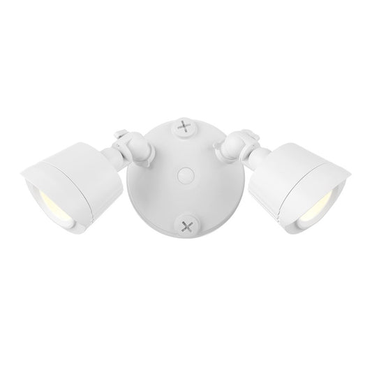 Essentials 2 Light LED Double Flood Light, White