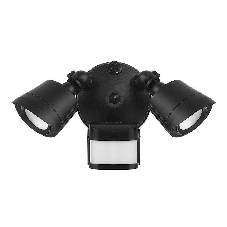 Savoy House LED Motion Sensor Double Flood Light, Black