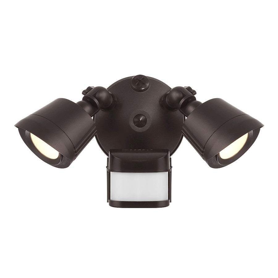Essentials 2Lt LED Motion Sensor Double Flood Light, BZ