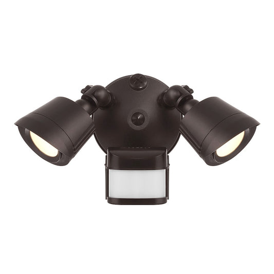 Savoy House LED Motion Sensor Dbl Flood Light, Bronze - 4-FLOOD-MS-A2-3000K-BZ