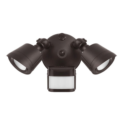Essentials 2Lt LED Motion Sensor Double Flood Light, BZ