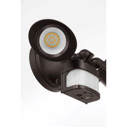 Savoy House LED Motion Sensor Dbl Flood Light, Bronze