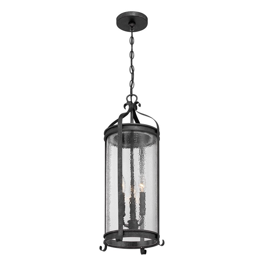 Savoy House Preston 3Lt Outdoor Hanging Lantern, Iron, Iron Oxide