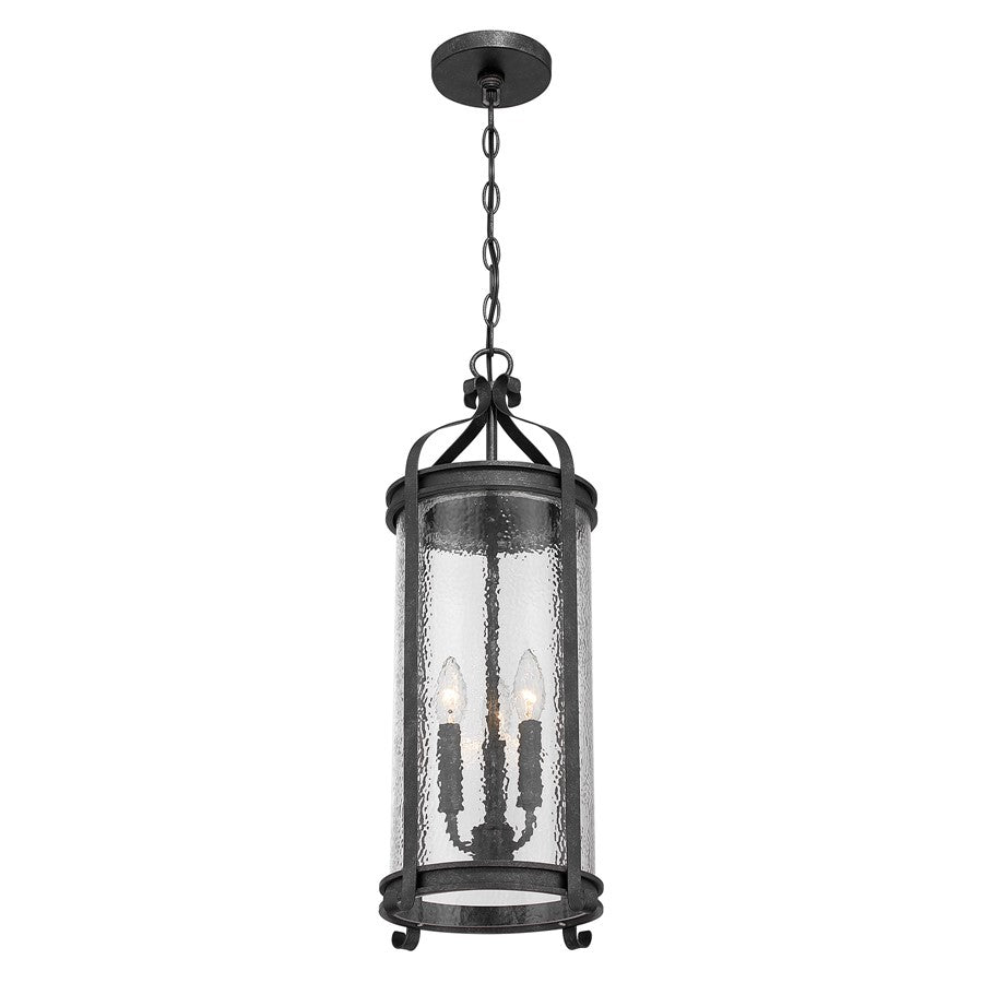 Savoy House Preston 3Lt Outdoor Hanging Lantern, Iron, Iron Oxide