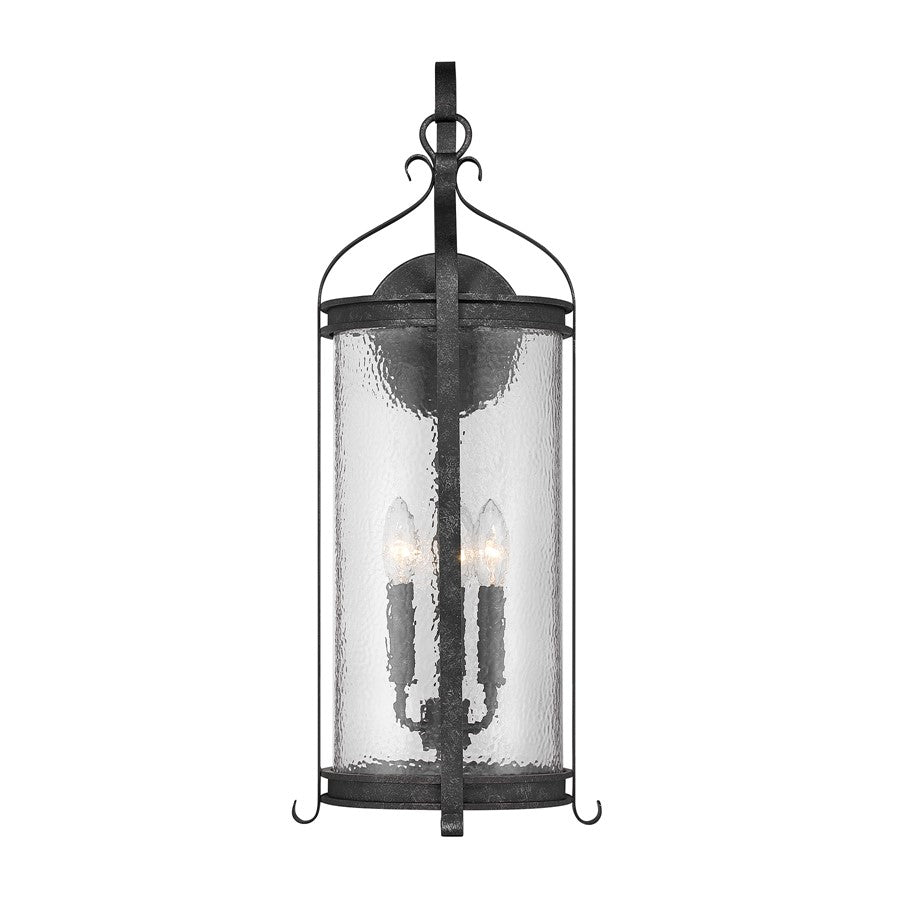 Savoy House Preston 3Lt Outdoor Wall Lantern, Iron, Iron Oxide