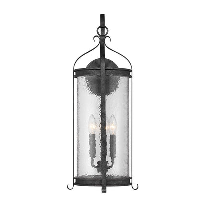 Savoy House Preston 3Lt Outdoor Wall Lantern, Iron, Iron Oxide