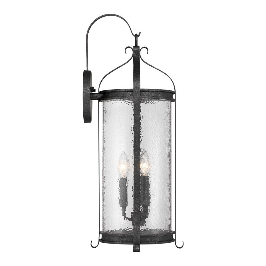Savoy House Preston 3Lt Outdoor Wall Lantern, Iron, Iron Oxide