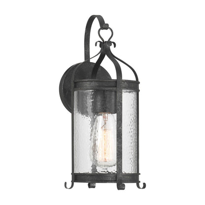 Savoy House Preston 1Lt Outdoor Wall Lantern, Iron, Iron Oxide