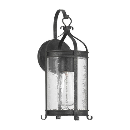Savoy House Preston 1Lt Outdoor Wall Lantern, Iron, Iron Oxide