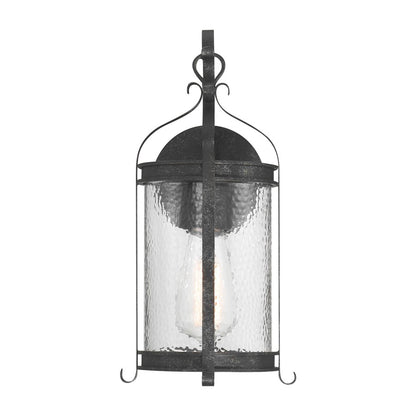 Savoy House Preston 1Lt Outdoor Wall Lantern, Iron, Iron Oxide