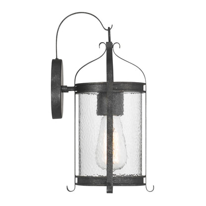 Savoy House Preston 1Lt Outdoor Wall Lantern, Iron, Iron Oxide