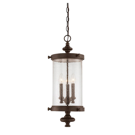 Savoy House Palmer 3-Light Outdoor Hanging Lantern, Walnut Patina - 5-1222-40