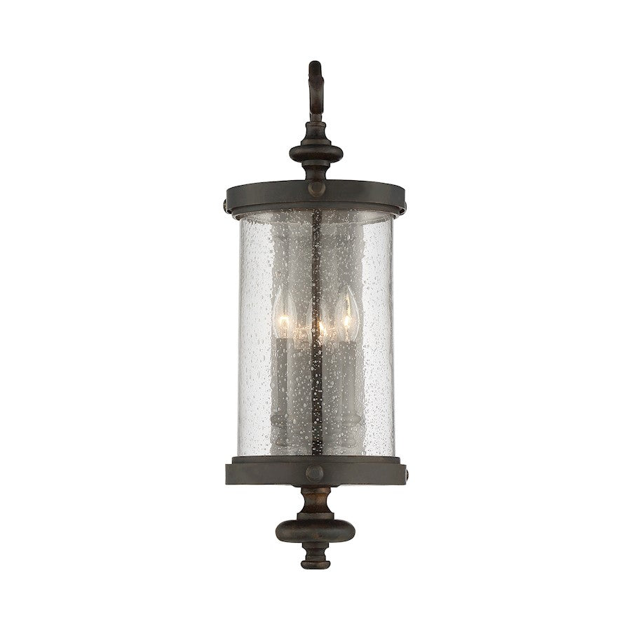 Savoy House Palmer 4-Light Outdoor Wall Lantern, Walnut Patina